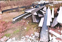 2023年2月24日公開拍賣一批南充嘉武產業園閑置鋼材